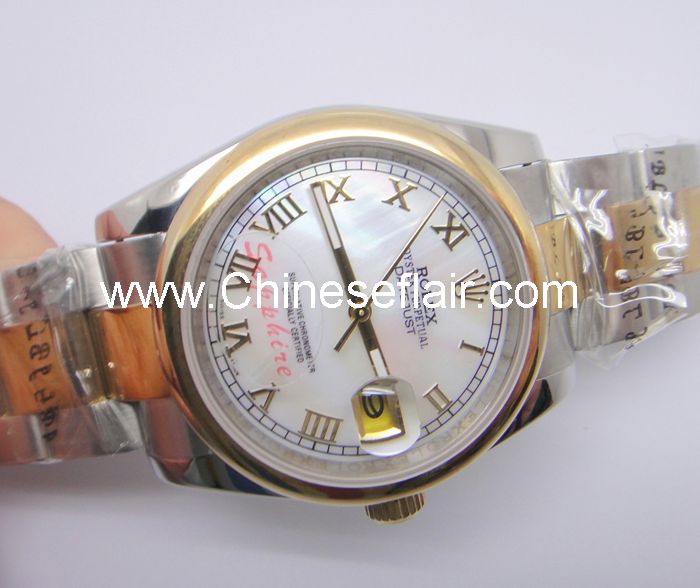 White Mop Face Rolex Datejust Man Watch Copy